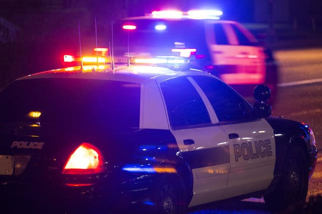 A stock photo of a police vehicle