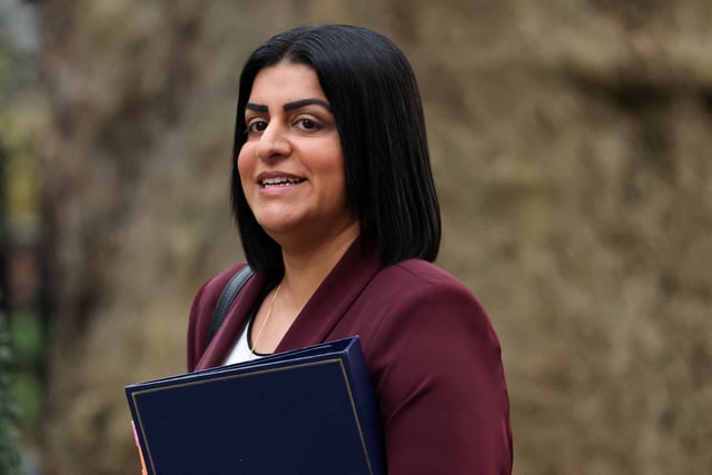 Britain's Justice Secretary Shabana Mahmood walks in Downing Street in London, Britain, March 26, 2025. REUTERS/Hannah McKay/File Photo