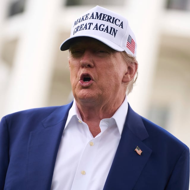President Donald Trump, speaking to reporters on Wednesday, criticized Federal Reserve Chair Jerome Powell and speculated about appointing himself to lead the U.S. central bank.