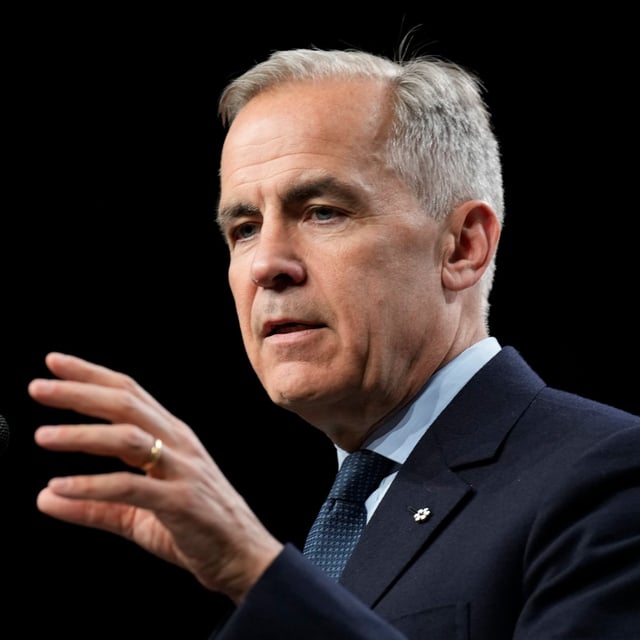 Prime Minister Mark Carney is seen during the closing news conference at the G7 Summit in Kananaskis, Alta., Tuesday, June 17, 2025. THE CANADIAN PRESS/Adrian Wyld