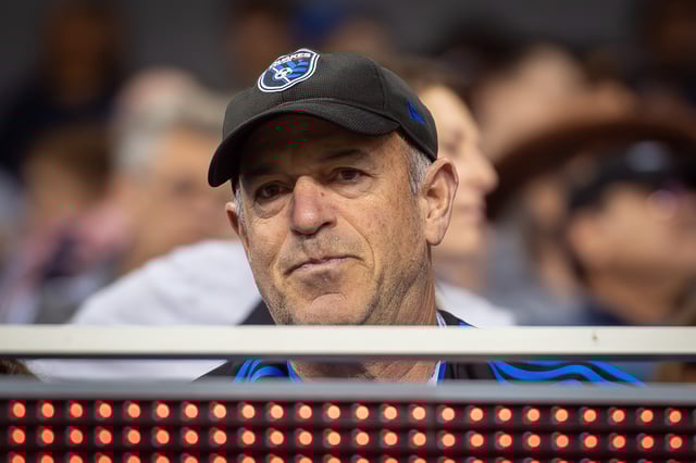 Earthquakes owner John Fisher during a game between San Jose Earthquakes and Nashville SC at PayPal Park on September 23, 2023 in San Jose, California.