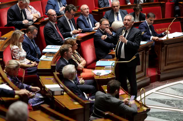 Le Premier ministre lors de la séance de questions au gouvernement, à l’Assemblée nationale, mercredi.