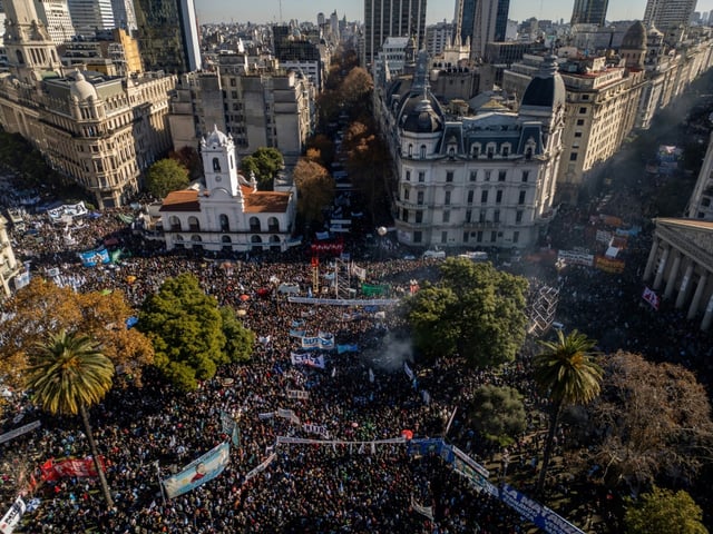Argentina's former president Cristina Kirchner is serving a six-year sentence for fraud