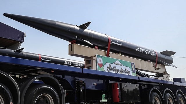 Iran's Mach 15 speeding precision-guided, solid-fueled missile penetrates Israel air defense.