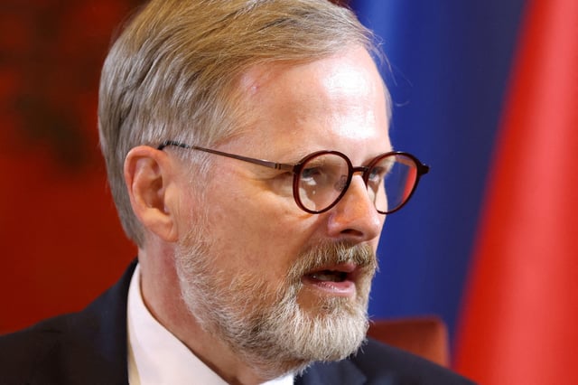 Czech Prime Minister Petr Fiala attends a meeting in Belgrade, Serbia, November 6, 2024. REUTERS/Zorana Jevtic/File Photo/File Photo