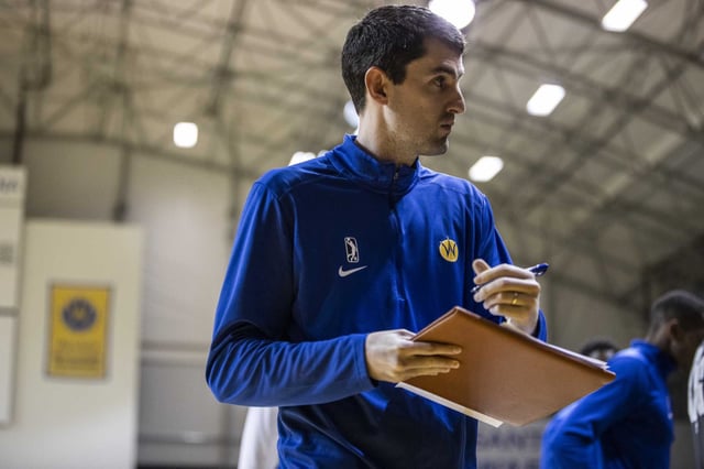 Nicholas Kerr was a Santa Cruz Warriors assistant coach for two seasons before serving as the team’s head coach for the past two seasons, when his teams finished 20-14 each season.