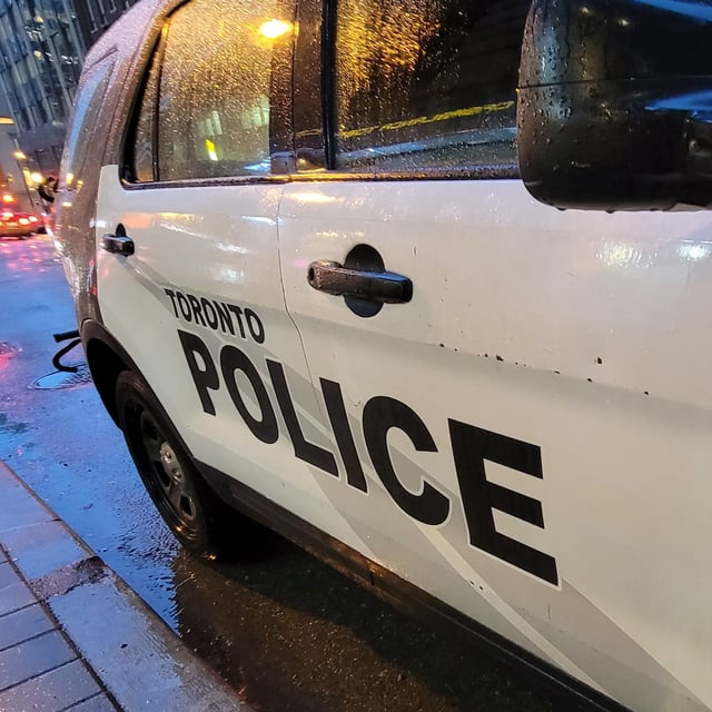 A Toronto police vehicle is shown parked in Toronto on Tuesday Jan. 3, 2023. A teenager is dead after a daytime shooting in east Toronto. Police say they got reports of a shooting in northwest Scarborough around 2:00 p.m. Saturday. THE CANADIAN PRESS/Doug Ives
