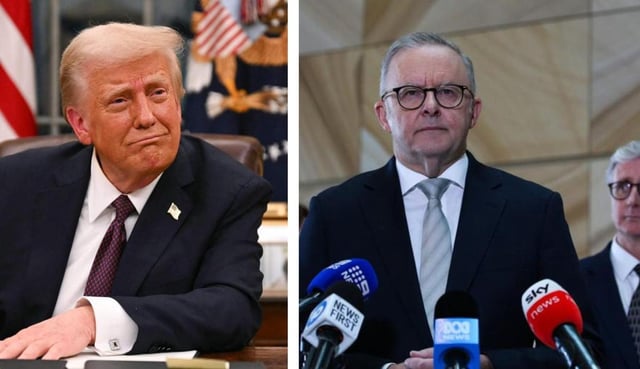 Prime Minister Anthony Albanese and Donald Trump's meeting plans are still up in the air. Supplied