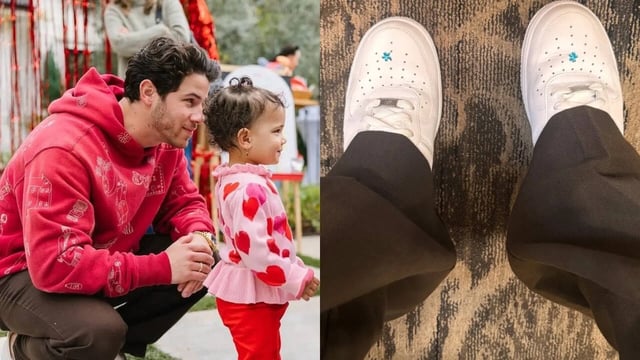 Nick Jonas’ Sneakers Get Cute Makeover Thanks To Daughter Malti; Former Calls It 'Little MM Addition'