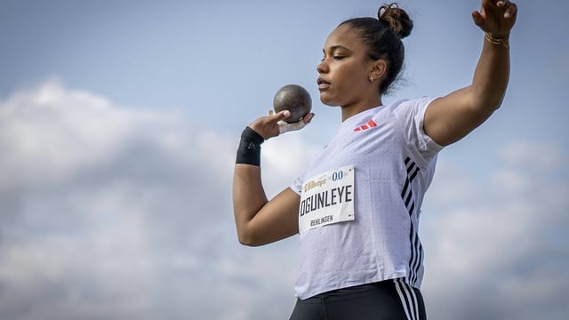 Auch Yemisi Ogunleye ist beim ISTAF dabei