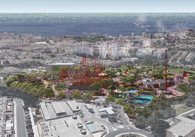 Recreación del Tívoli de Benalmádena