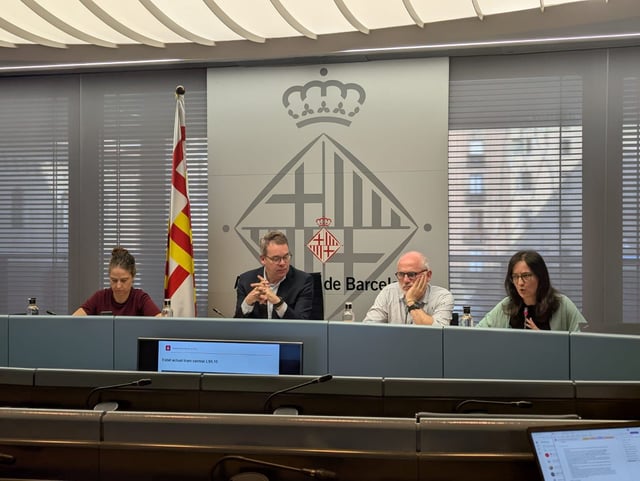 Presentación del 'catálogo de obras' que afectarán Barcelona este verano, del Ayuntamiento y la Generalitat.