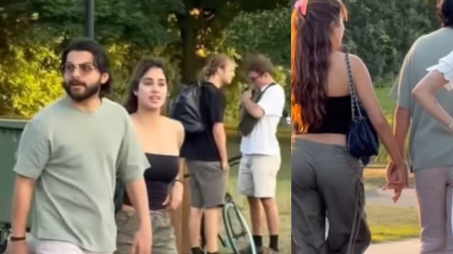 Janhvi Kapoor, Shikhar Pahariya Take Romantic Stroll In London; Couple Spotted Holding Hands In Viral Video - WATCH