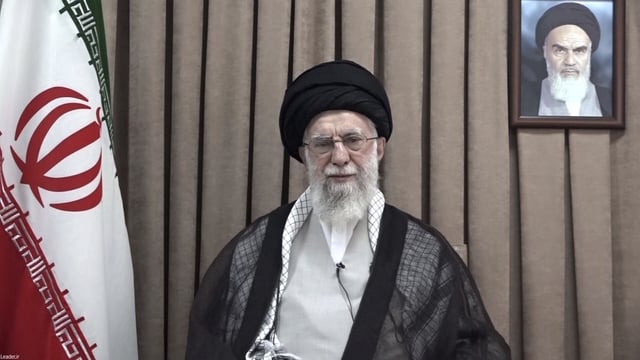 Iranian supreme leader Supreme Leader Ayatollah Ali Khamenei must cease to exist says Israel