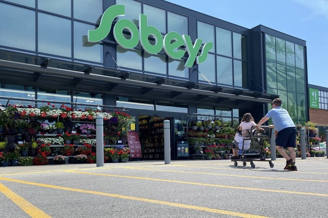 Shoppers at a west-end Toronto Sobeys grocery store, Sunday, June 26, 2023. THE CANADIAN PRESS/Graeme Roy