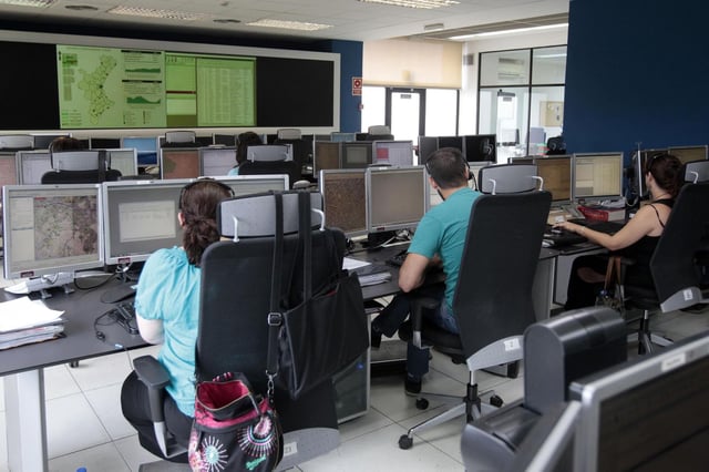 Centro de Coordinación de Emergencias de l'Eliana en una imagen de archivo.