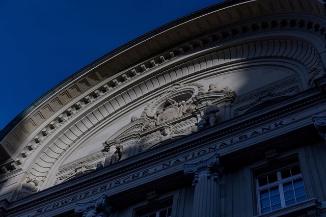 The headquarters of the Swiss National Bank (SNB) is seen in Bern, Switzerland, January 29, 2025. REUTERS/Denis Balibouse/File Photo