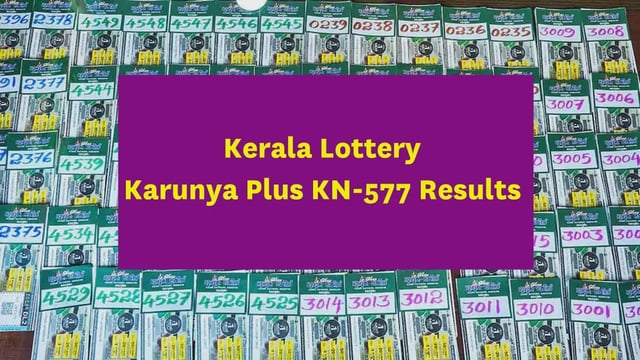 Kerala Lottery Results for June 19, 2025