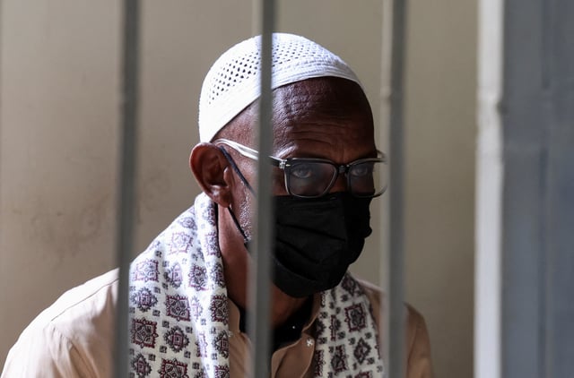 Mohamed Abdi Ali attends a court session where he was sentenced to 30 years imprisonment after he was found guilty of aiding a 2019 attack by al Qaeda-linked militants at Dusit hotel that killed 21 people in 2019, at the Kahawa Law Courts, Nairobi, Kenya June 19, 2025. REUTERS/Monicah Mwangi