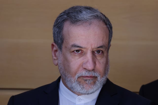 Iranian Foreign Minister Abbas Araqchi arrives to Lebanon to meet with Lebanese officials, at Beirut international airport, Lebanon, June 3, 2025. REUTERS/Mohamed Azakir/File Photo