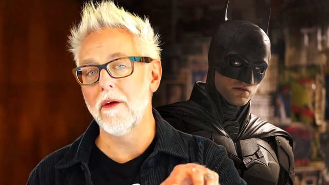 James Gunn and Robert Pattinson in The Batman