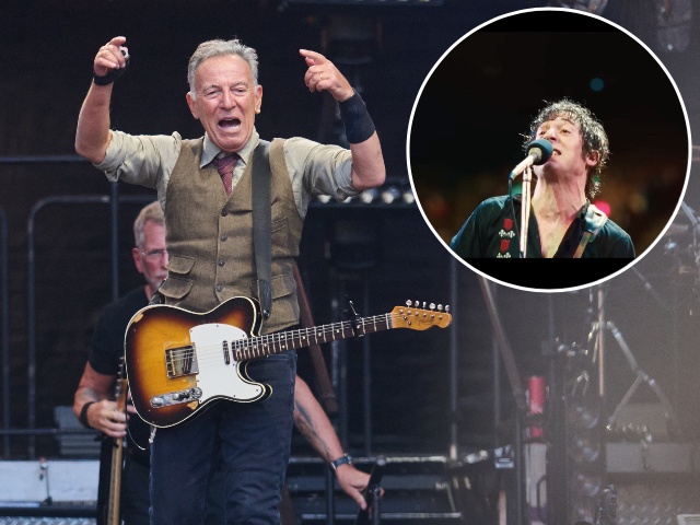 11 June 2025, Berlin: Bruce Springsteen and The E Street Band play in the Olympic Stadium for the European Tour 2025. Photo: Annette Riedl/dpa (Photo by Annette Riedl/picture alliance via Getty Images)