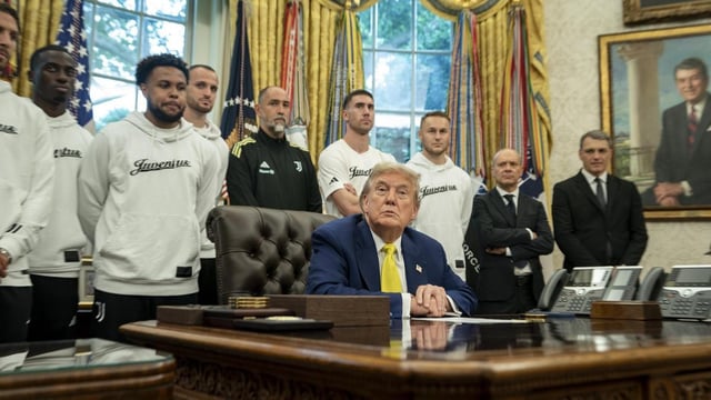 El presidente de EEUU dejó perpleja a la plantilla del equipo italiano, que está disputando el Mundial de Clubes