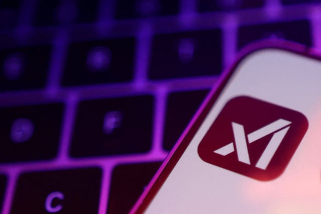 xAI logo is seen in this illustration taken, February 16, 2025. REUTERS/Dado Ruvic/Illustration/File Photo