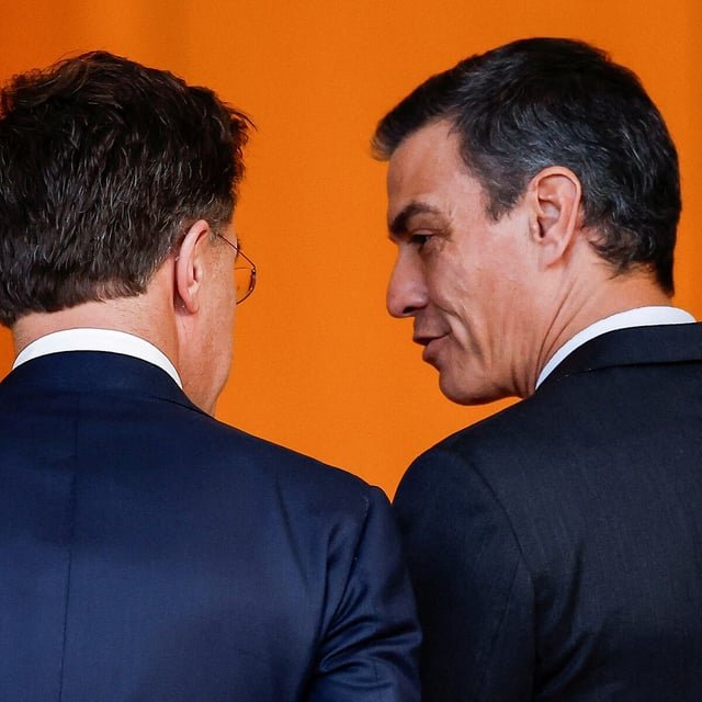 Prime Minister Pedro Sánchez asked NATO chief Mark Rutte Thursday to allow Spain to opt out of the alliance’s defense spending target.