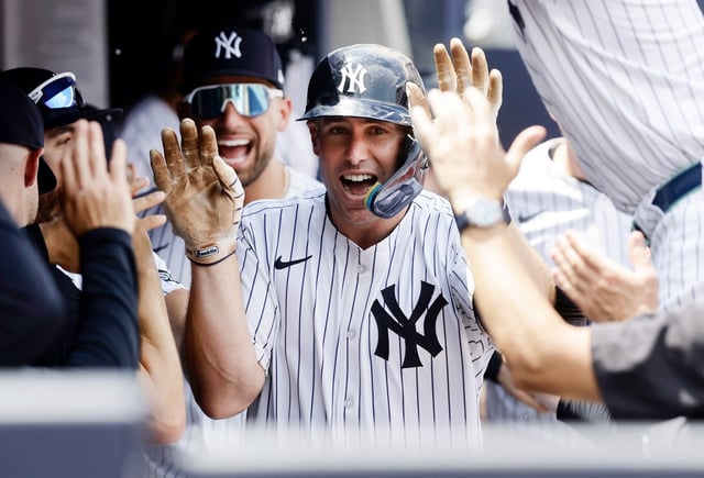 Yankees&#39; Paul Goldschmidt homered in their much-needed win over the Angels on Thursday.
