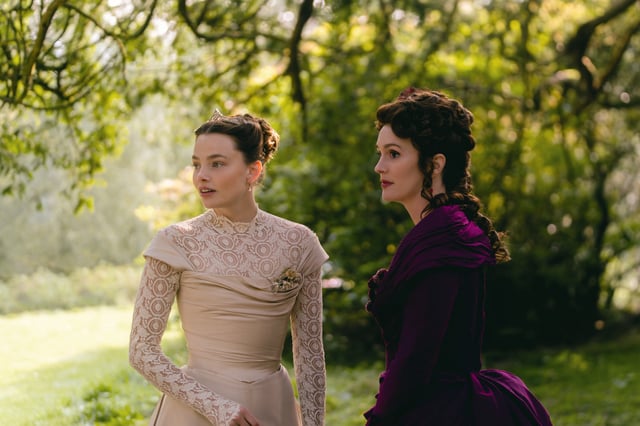Kristine Frøseth and Leighton Meester in &#34;The Buccaneers,&#34; premiering 18 June 2025 on Apple TV+.