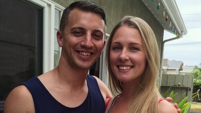 Aaron Quinn and Denise Huskins in a scene from the Netflix documentary series “American Nightmare,” about a kidnapping case in Vallejo in 2015.