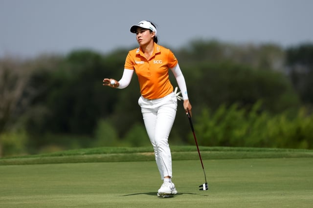 Jeeno Thitikul of Thailand shot a four-under-par 68 to take an early one-shot lead at the KPMG Women's PGA Championship in Frisco, Texas