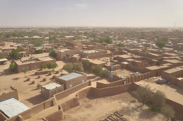Vue de la vieille ville d'Agadez, dans le nord du Niger, le 6 mai 2023