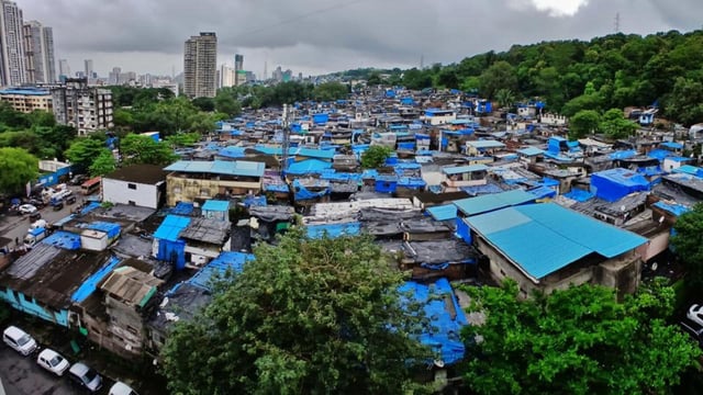 Mumbai, India - September 05, 2024: As new road is being built the residents of the Slum area of Amer nager Mulund West will be relocated ,in Mumbai,in Mumbai, India, on, Thursday, September 05, 2024. ( Praful Gangurde /HT Photo )