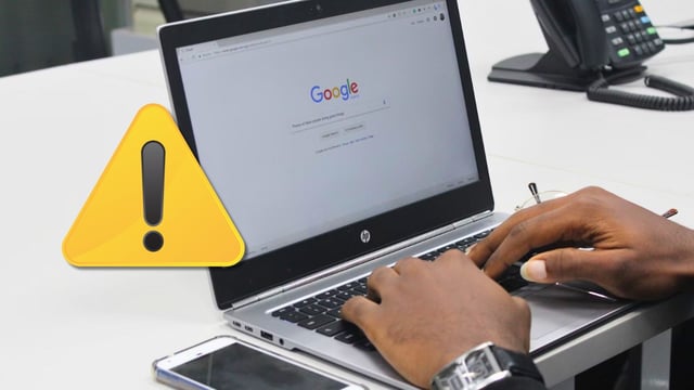 Google Chrome Alert