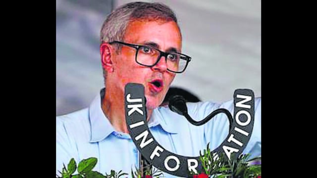 J&K CM Omar Abdullah. (PTI)