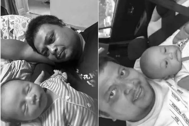 Nuruleffendy Ibrahim with baby Daniel. Photo: Facebook/Sarawak Awesome