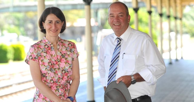 Former Wagga MP Daryl Maguire, who had a clandestine relationship with ex-NSW premier Gladys Berejiklian which led to her political downfall, has been found guilty of misleading a corruption investigation. File picture