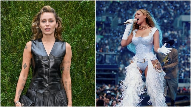 Miley Cyrus joins Beyonce for surprise II Most Wanted duet in Paris, fans react