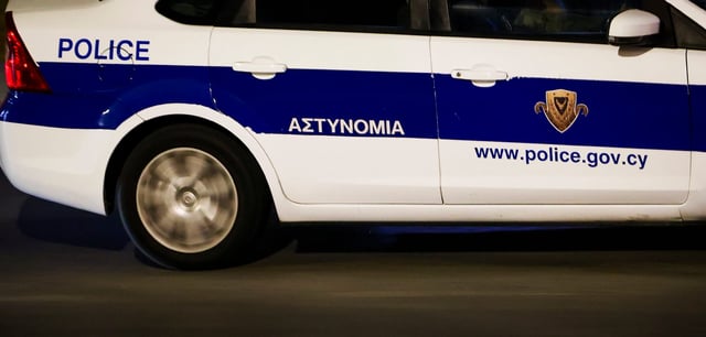 Ein zyprisches Polizeiauto