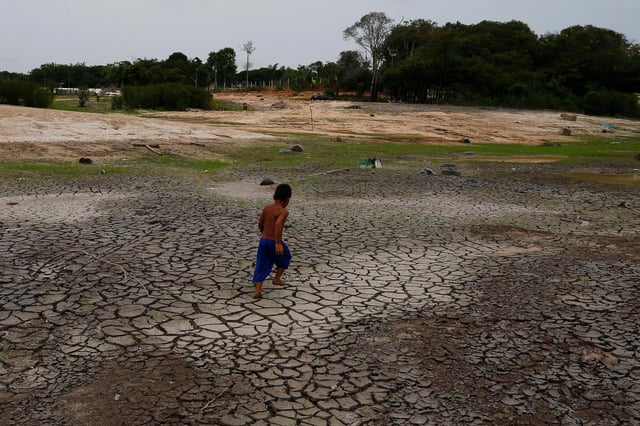 Banner image of drought in Brazil in 2023. Image by AP Photo/Edmar Barros.