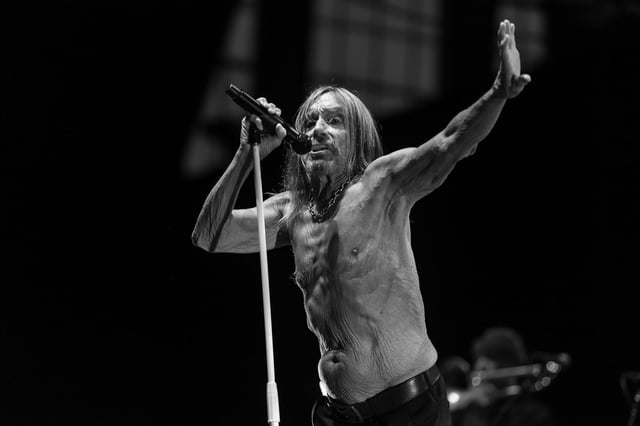 Iggy Pop auf der Bühne