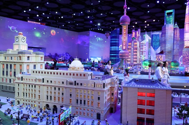 People visit Legoland Shanghai Resort for the pre-opening, during a media tour ahead of the theme park's opening set on July 5, in Shanghai, China June 20, 2025. REUTERS/Go Nakamura