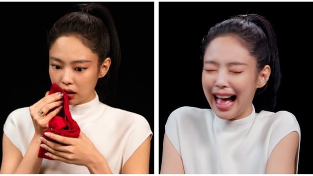 Jennie did not try to hide that she had low spice tolerance.