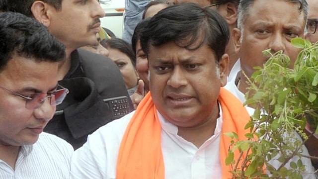 Union MoS and West Bengal BJP president Sukanta Majumdar (ANI)