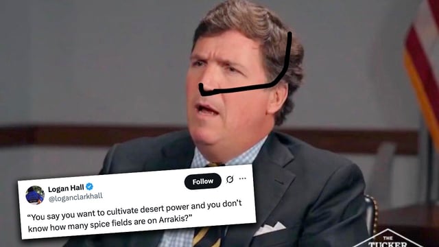 Tucker Carlson Asking "How Many People Live In Iran?"