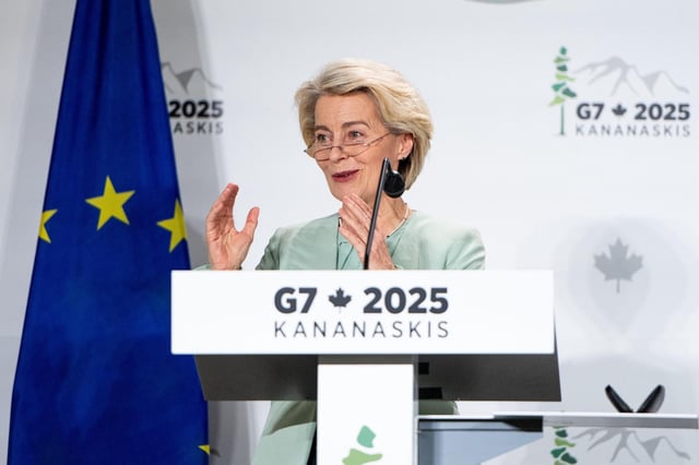 Von der Leyen subraya que Irán es "fuente de inestabilidad y terrorismo" en Oriente Medio