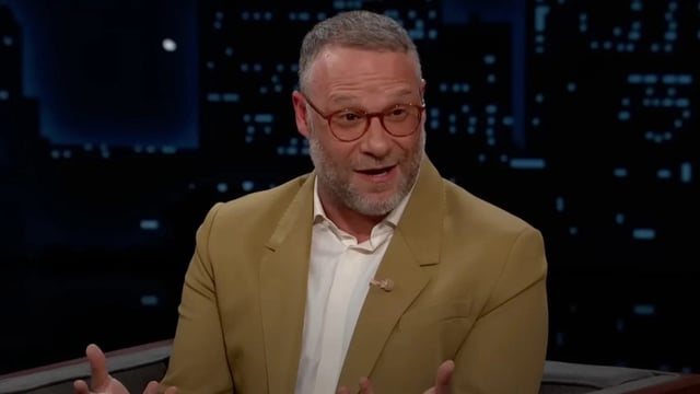 Seth Rogen on "Jimmy Kimmel Live!" (Photo Credit: ABC)