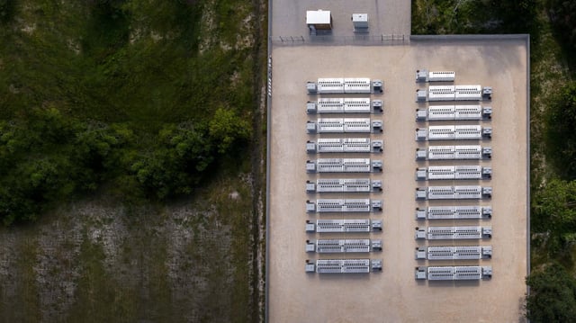 The Gambit Energy Storage Park in Angleton, Texas.
